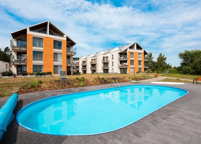 Flatbook - Enklawa Z Basenem Przy Zalewie Wislanym * 库瑞尼卡慕斯卡